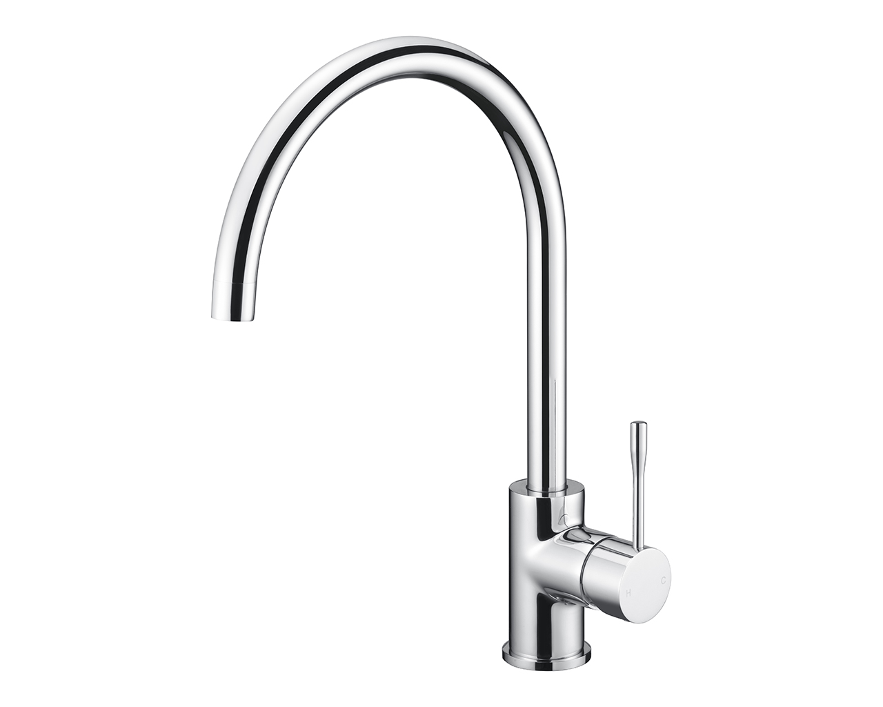Chrome Gooseneck Kitchen Mixer 23B-406A