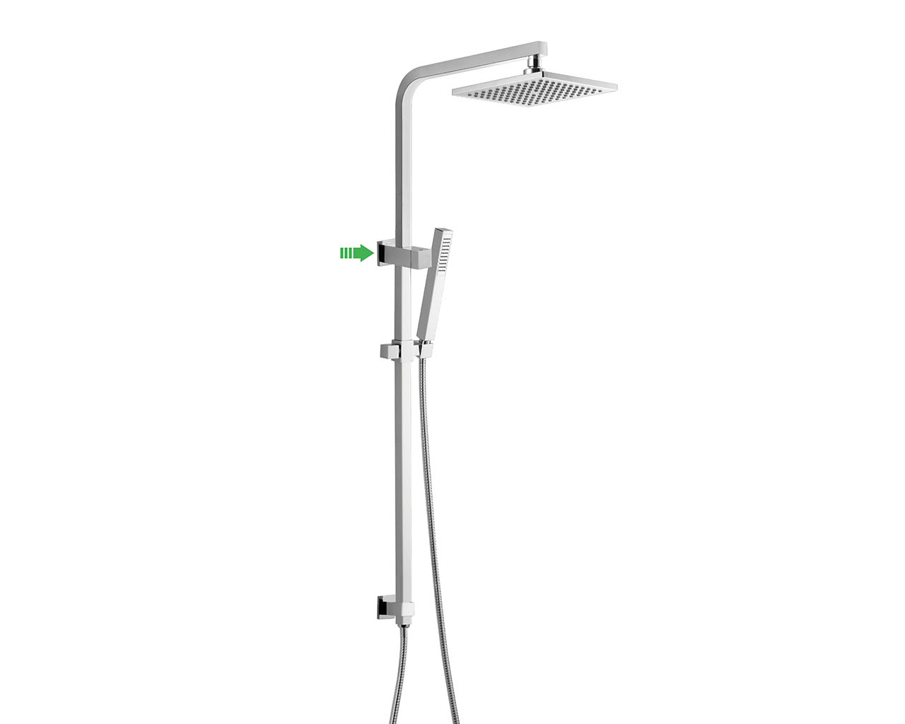 Solid Brass Twin Rain Shower Set Bathroom C4507