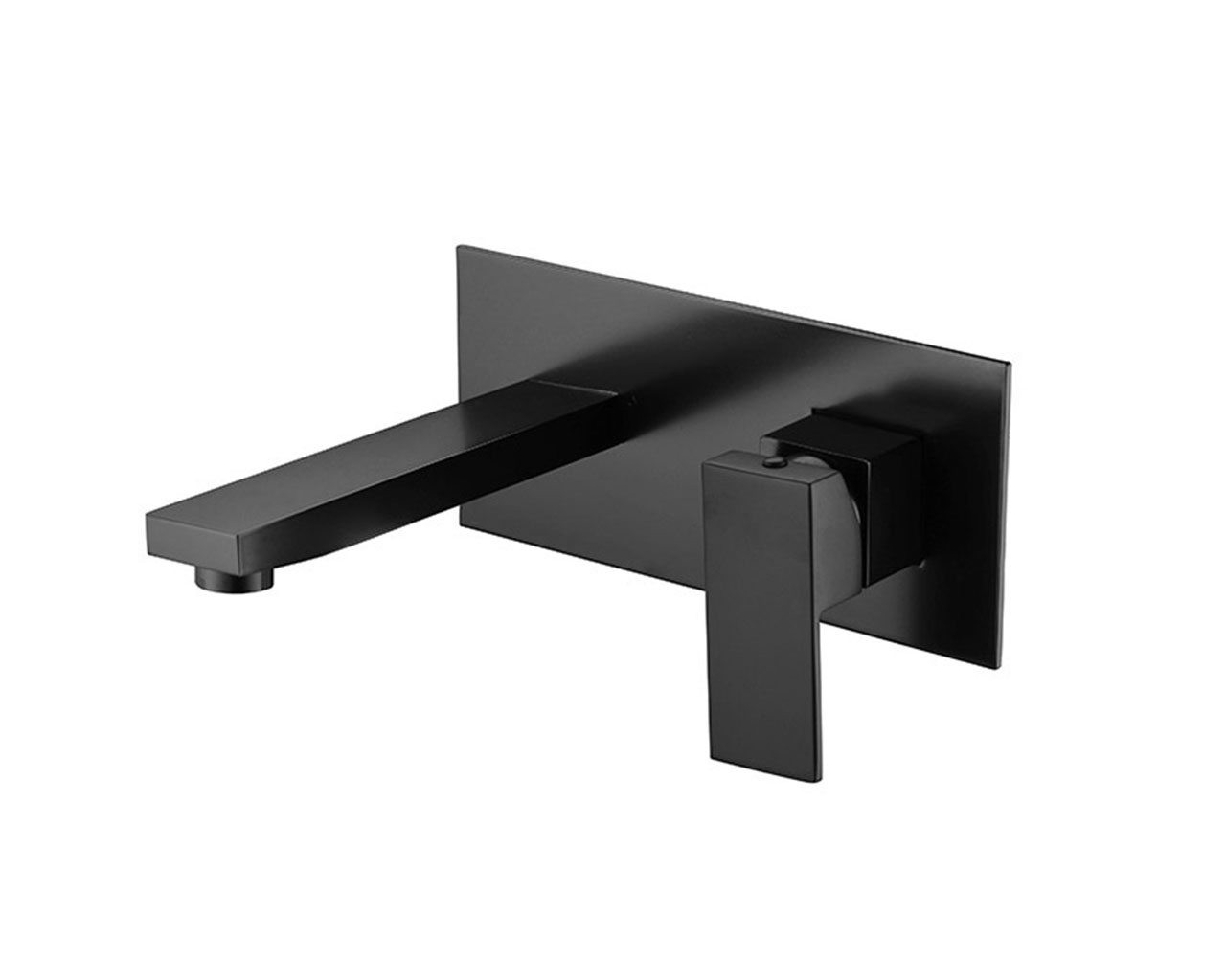 Matte Black Bathroom Wall Mixer HD4002B