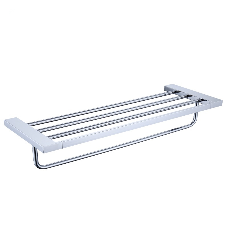 Wall-mounted zinc alloy towel rack in shower - elegant design combined with practicality  11203