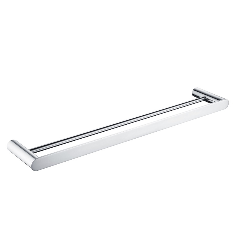 Hotel washroom 304 stainless steel hanging double towel bar  14102
