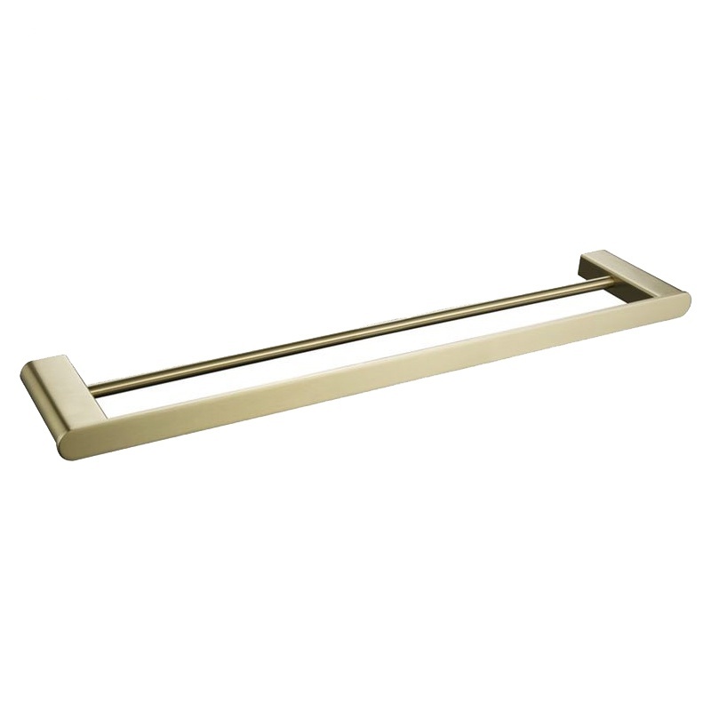 Modern simple hanging double towel bar for easy storage  15102