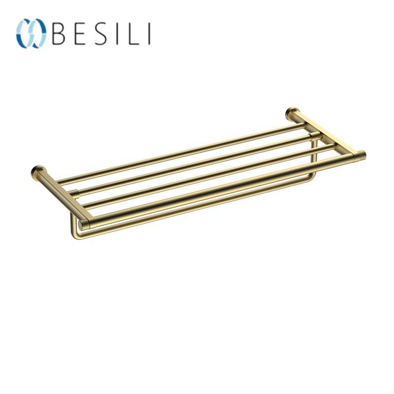 Bathroom project 304 stainless steel double deck bath towel holder 39103