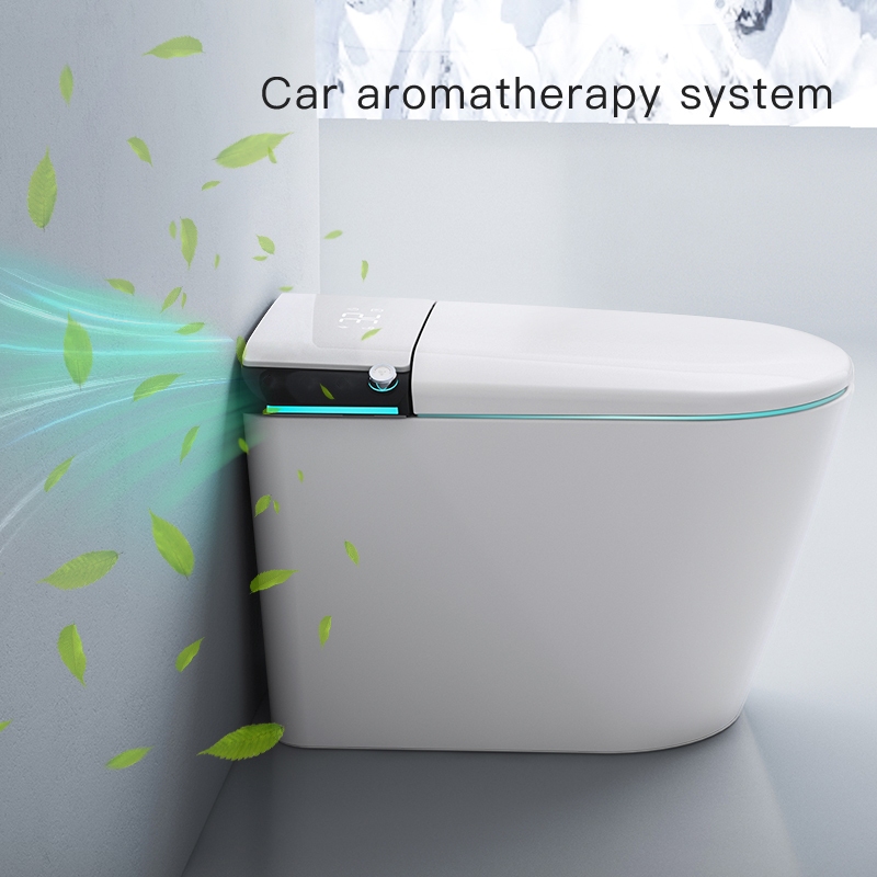 The fully automatic sensor-equipped integrated siphonic flushing ceramic toilet is suitable for modern rest room U1