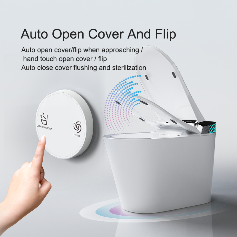 High-end luxury hotel bathroom instant heating fully automatic integrated ceramic toilet  G5