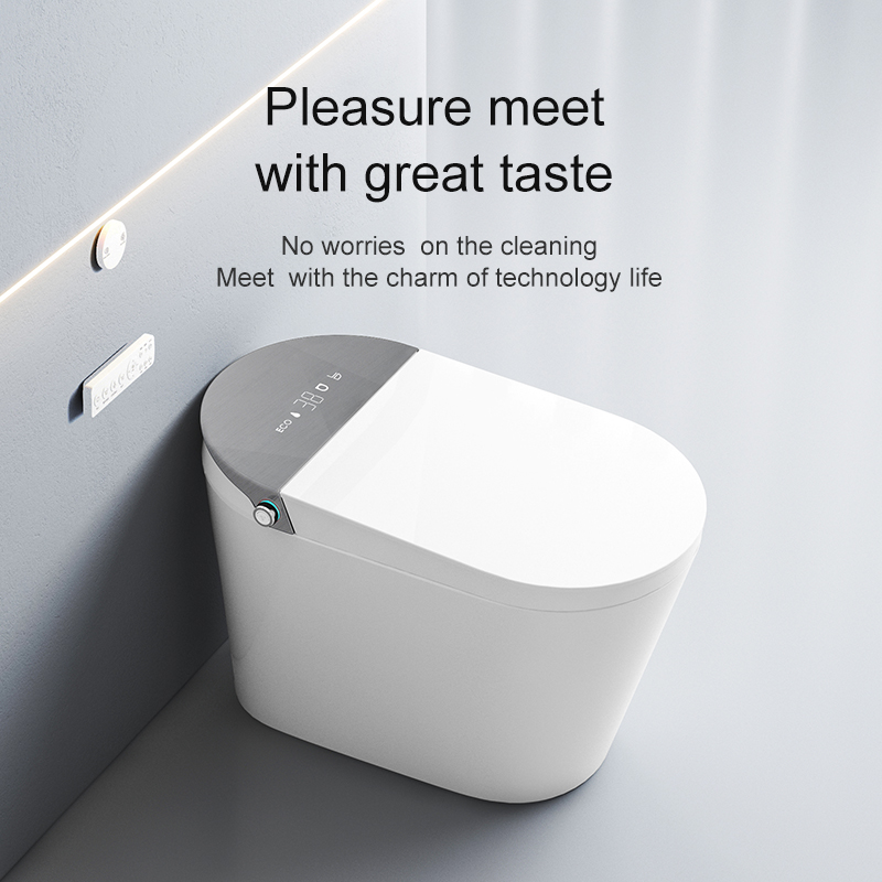 Modern automatic foot-washing sensor floor-standing ceramic toilet for bathrooms  G7