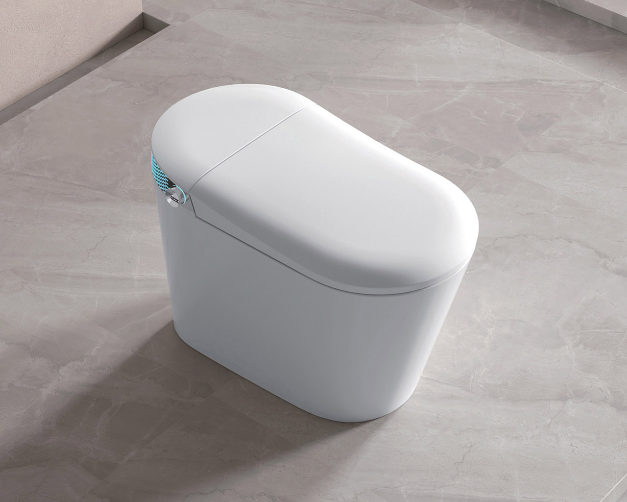 High-end luxury hotel bathroom instant heating fully automatic integrated ceramic toilet  G5