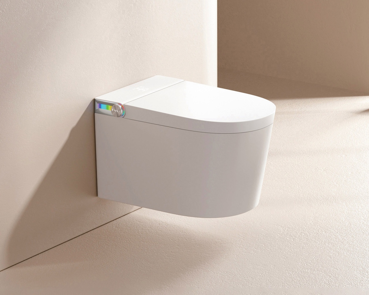 Intelligent wall-mounted multi-functional ceramic toilet for luxury hotel bathrooms  T6