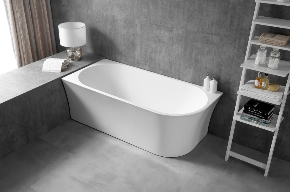 Luxurious hotel corner soaking bathtub made of acrylic material  190