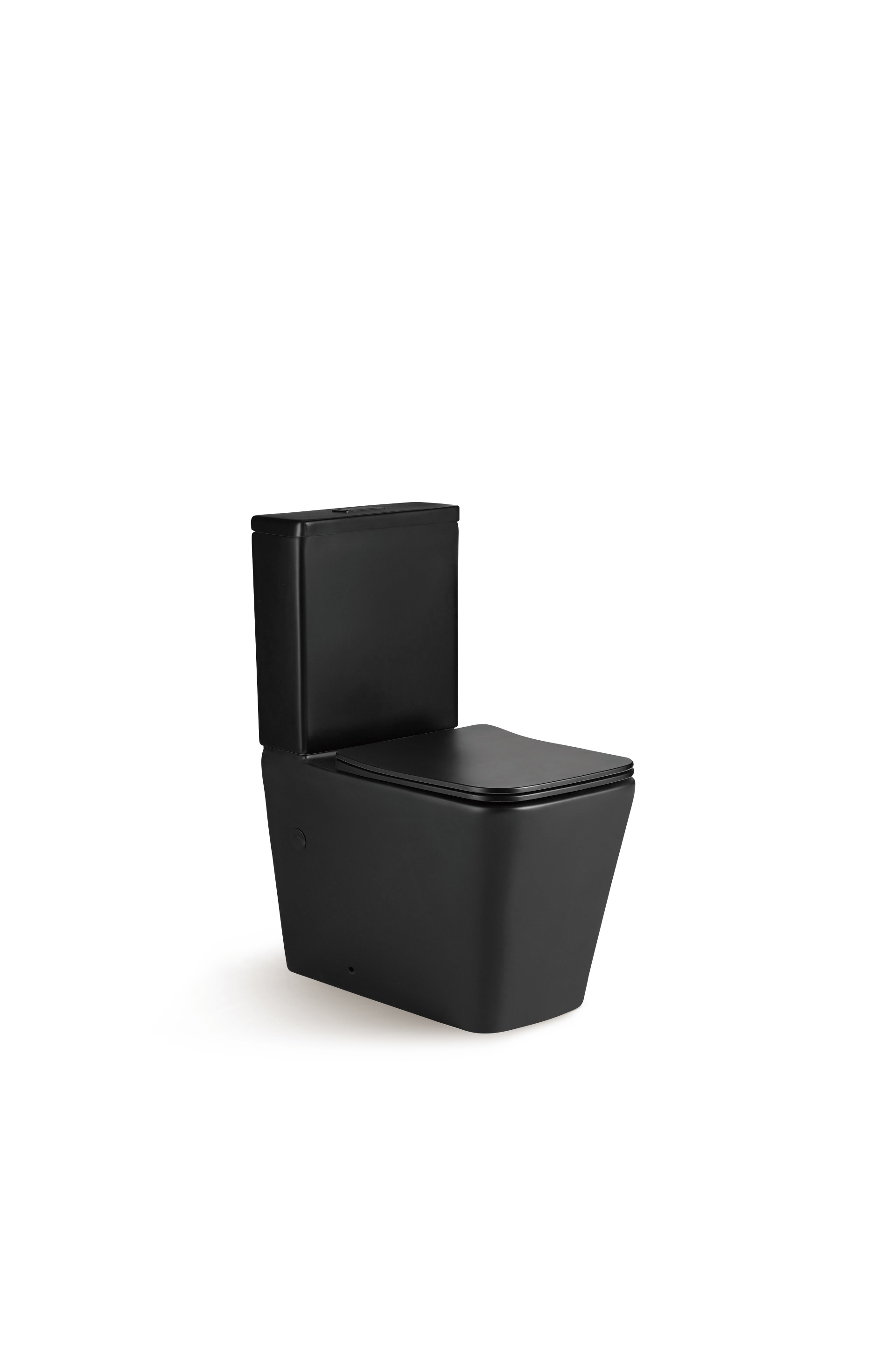 High-quality minimalist design matte black ceramic toilet with water-saving system  2170