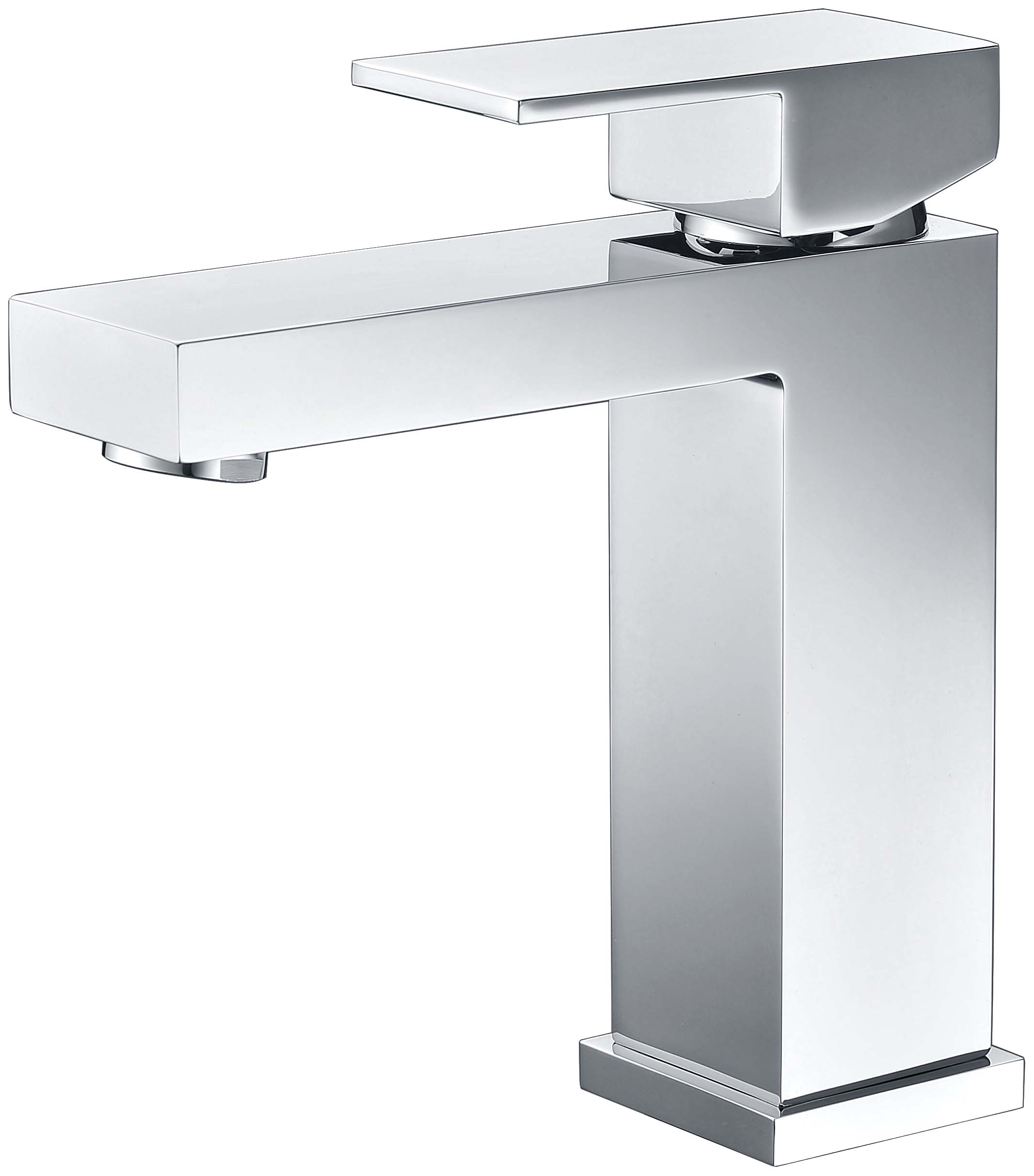 Bathroom sink single-hole faucet mixer with square shape  HD4201D9