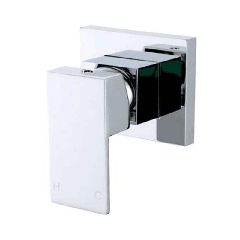 Modern concealed brass square shower head with single-handle valve for bathrooms HD505D9-1